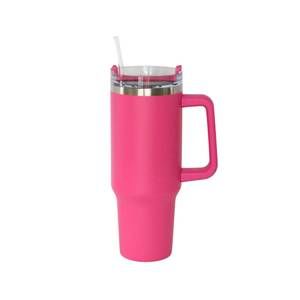 NEW CREATIVE GIFTS INTERNATIONAL stainless steel tumbler in hot pink